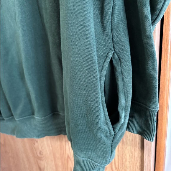 Aerie Forest Green Crewneck Sweatshirt - Picture 2 of 4